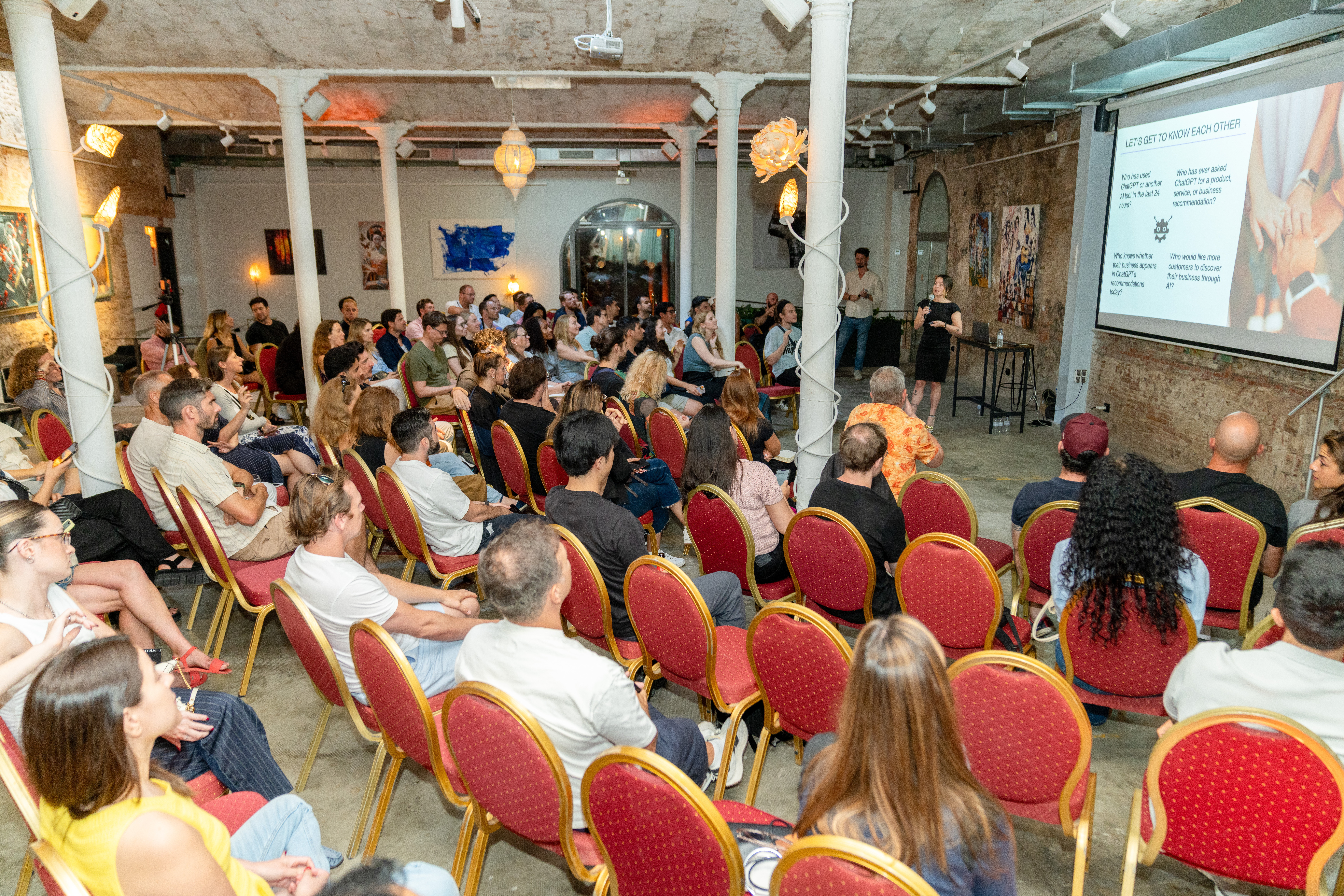 AI Circle audience in Barcelona
