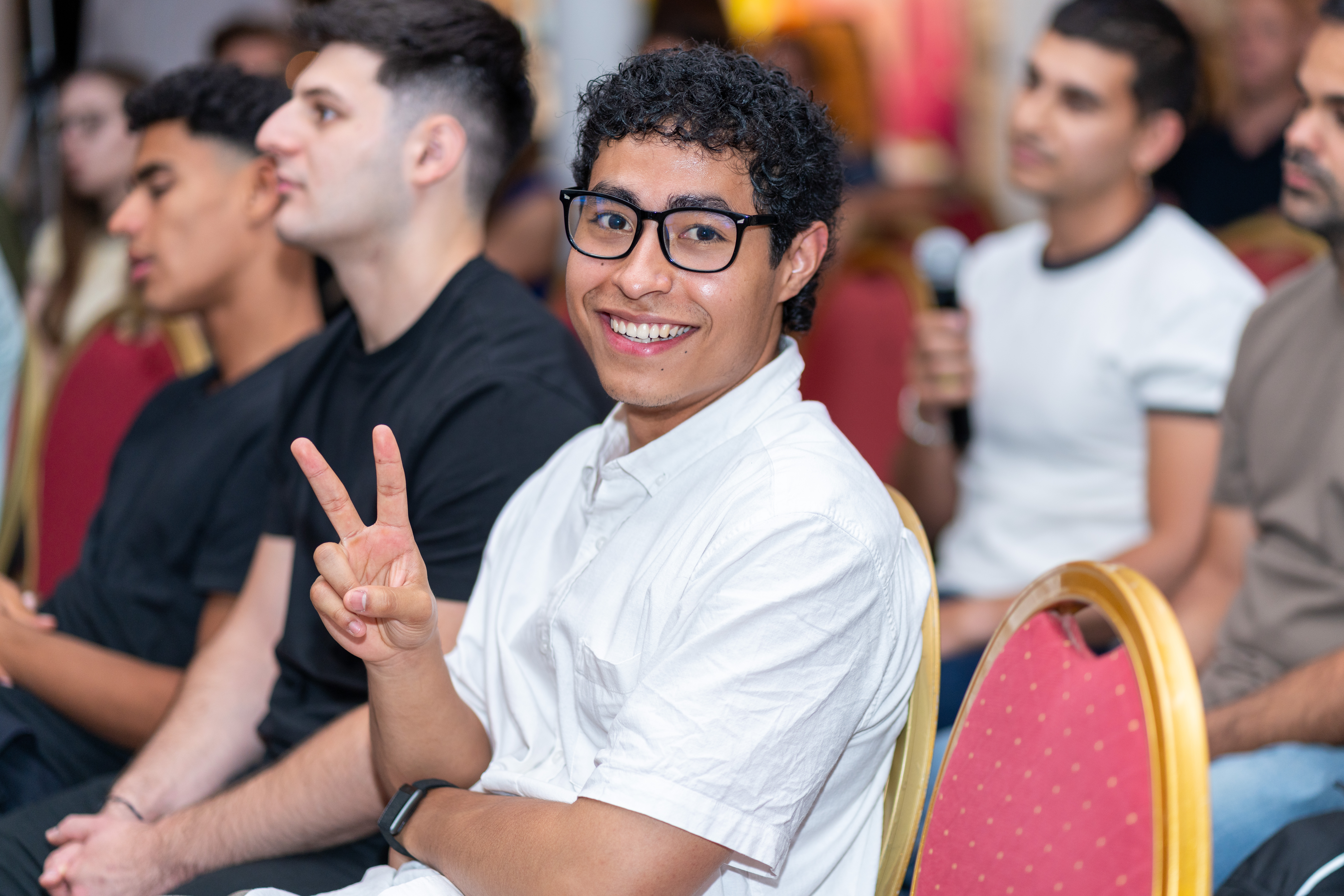 Jonas Alfonso at an AI Circle event